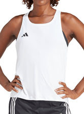 Adizero Essentials Womens Running Vest Tank Top - White