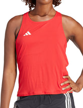 Adizero Essentials Womens Running Vest Tank Top - Red